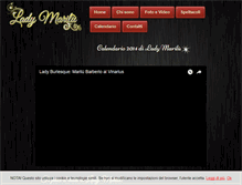 Tablet Screenshot of ladymarilu.com